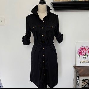 Craig Taylor Tinsley Jet Set Shirt Dress Size M